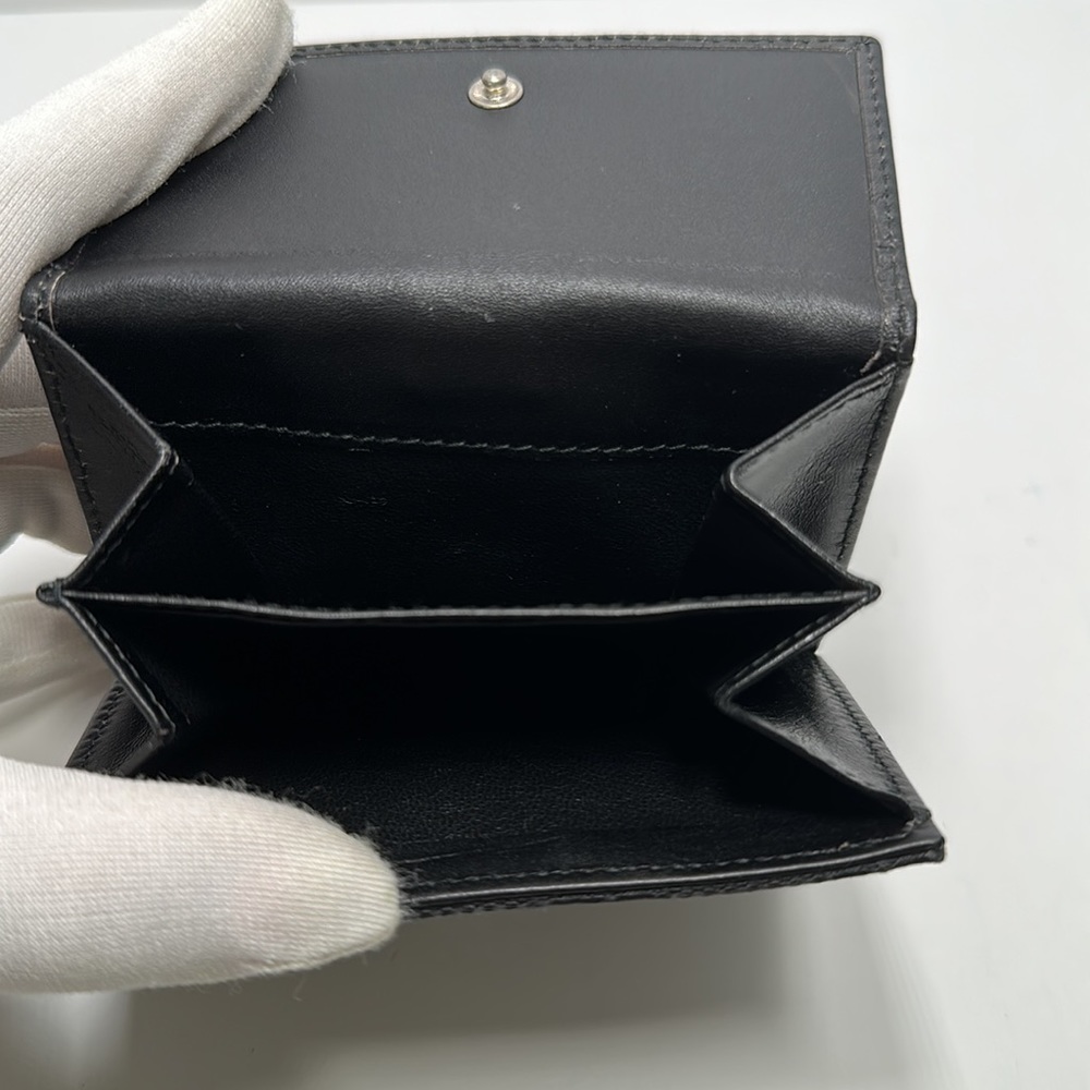 Authentic Vintage Gucci Jackie Compact Wallet- Black - Picture 10 of 12